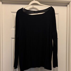 HATCH- Size 3/Large Maternity, Long Sleeve, Black Shirt. Gently Used Condition.
